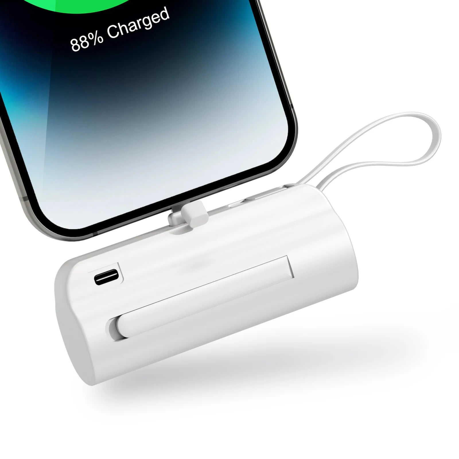 4500mAh Mini Power Bank Portable Charger Dual USB-C Black